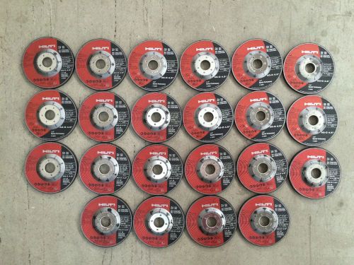 LOT OF 22 NEW Hilti AG-D 4-1/2&#034; x 1/4&#034; x 7/8&#034; Metal / Stainless Grinding Wheels