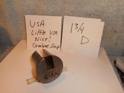 Machinists 11/28 BUY NOW NICE USA  1  3/4-D Broach Bushing --see all