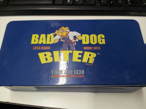 Bad Dog Biter Double Headed Nibbler Drill Driver Sheetmetal Tool Kit Metal Case