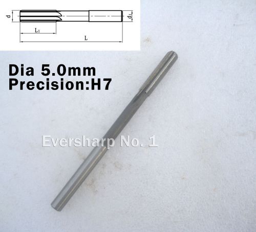 Lot 1pcs HSS Straight Shank Machine Reamers Dia 5.0mm Precision H7