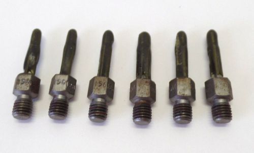 6 New #30 to 5/32&#034; Threaded Step Reamers 1/4-28 Aircraft Tool