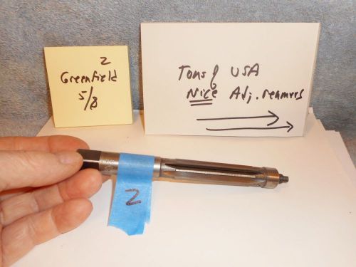 Machinists buy now  dr  usa adjustable reamer  #2   ---- 5/8 for sale