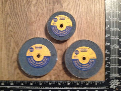 Three (3) Vintage NOS 3&#034; &amp; 4&#034; Sears Craftsman Grinding Wheels