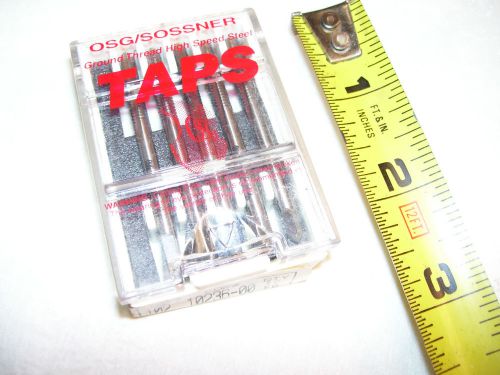Taps, (11) #6-32 OSG/SOSSNER GH3 3 Flute Taper HSS Ground Thread USA Taps