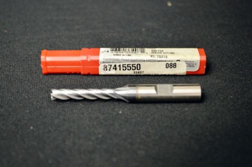 Cleveland 87415550 square end mill 7/32 single end 4 flute hss for sale