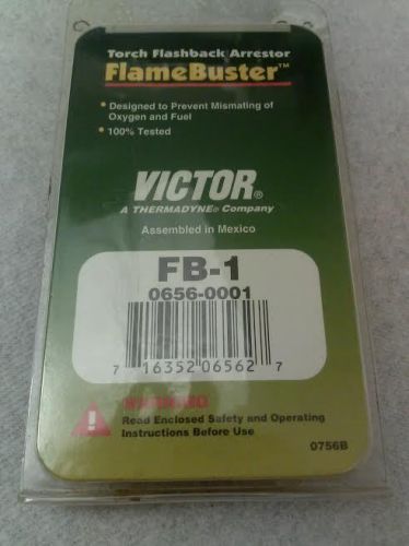 Victor flame buster fb-1 flashback arrestors - torch mounted free shipping for sale