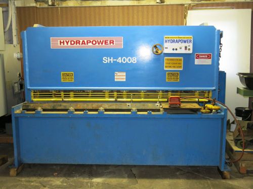 HydraPower 8&#039; x 1/2&#034; Hydraulic Plate Shear Barely Used