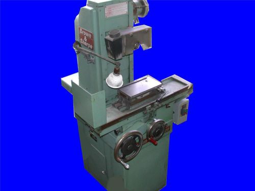 BROWN &amp; SHARPE 612 SURFACE GRINDER WITH 6&#034; X 12&#034; MAGNETIC CHUCK AND BIJUR PUMP