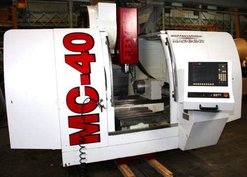2006 fryer mc-40 cnc 5 axis vertical machining center for sale