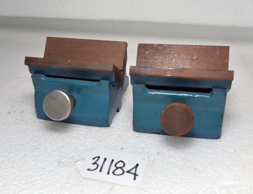 Pair of optical comparator v block stages (inv.31184) for sale
