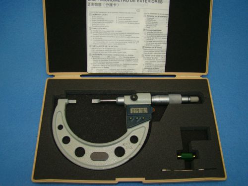 Mitutoyo 1-2&#034; digital blade micrometer resolution .00005&#034; for sale