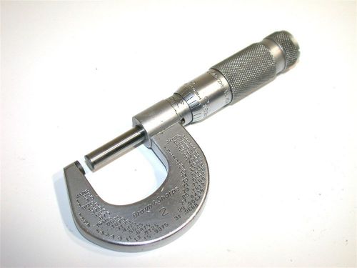 Brown &amp; sharpe .0001 micrometer 0 to 1 inch for sale