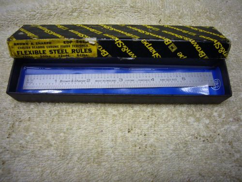 vintage Brown &amp; Sharp precision stainless steel 6&#034; ruler