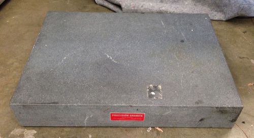 Precision Granite Surface Plate Inspection Table 24&#034; x 18&#034; x 4 1/4&#034; Stone Pickup