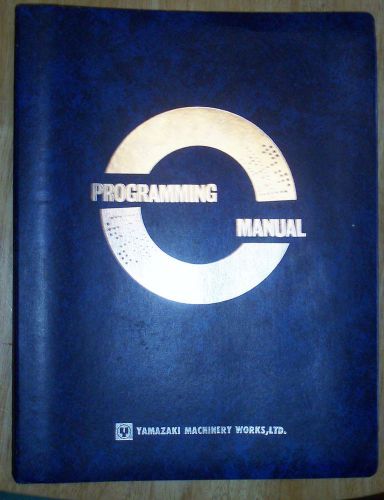 MAZAK Programming Manual For Mazak Power Center V-15