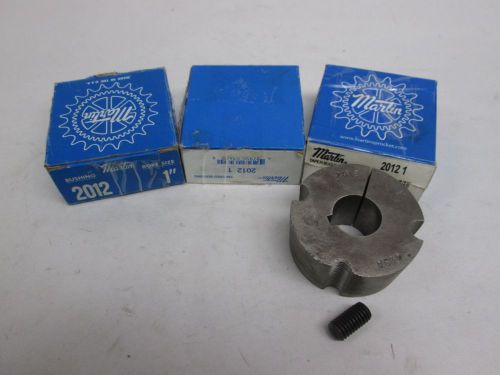 Lot 3 new martin 2012 1 taper bushing 1in d290496 for sale