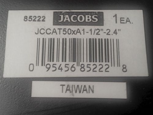 Jacobs chuck 85222 cat v 50 shell/ face mill tool holder 1 1/2&#034; diameter 2 2/5 p for sale