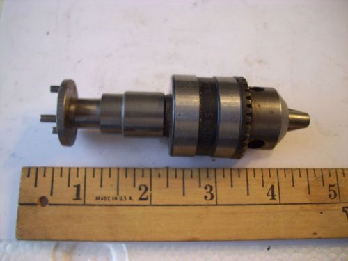 Jacobs Chuck SM4G61 3/8&#034; bore 24 TPI 1/16&#034; to 3/8&#034; capacity with mounting shaft