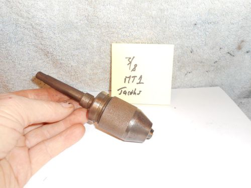 Machinists 12/27a  buy now  rare !!! atlas 0-3/8 keyless drill chuck mt1 stem for sale