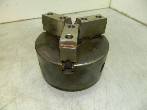 8&#034; poland 3-jaw lathe chuck, d1-5&#034; camlock, puum-8d-5z, used, warranty for sale