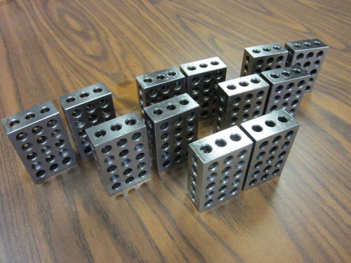 1-2-3 inch precision block pair,0.0002&#034; accuracy,6 pairs per order, #701-123-new