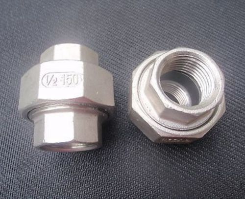 New 1/2&#034; straight union coupling pipe fitting 304 stainless steel ss304 for sale