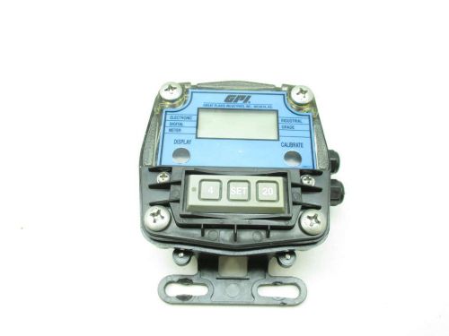 Gpi 120012-7 120046-1 electronic digital industrial grade flow meter d467350 for sale