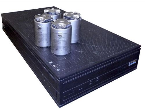 Melles Griot 8&#039;x 4&#039;x 15.5&#034; Optical Laser Test Breadboard Table+Vibration Mounts