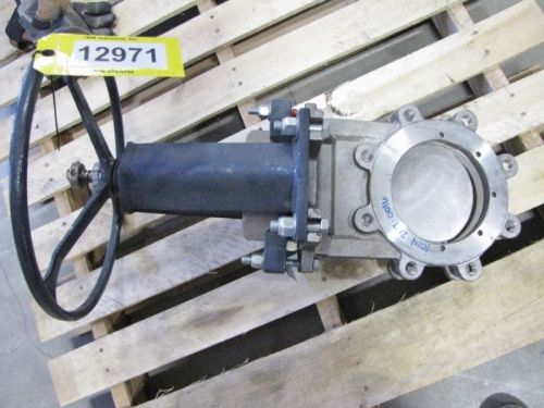 Used 6&#034; fabri-valve c45 bi-directional knife gate valve for sale