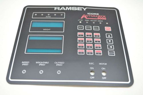 NEW RAMSEY 034959 ICORE AUTOCHECK AC8000 TOUCH PANEL D384146