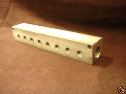 8 port aluminum manifold for sale