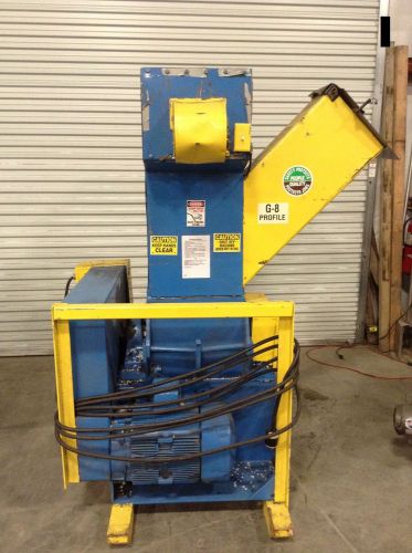 Gloucester eng. plastic granulator model 1218-bp-20 size 12&#034;x18&#034;  1/4&#034; screen for sale