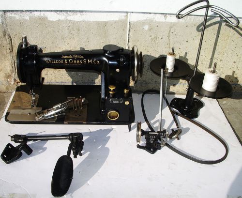 Willcox&amp;gibbs industrial hi-speed lockstitch type11-a sewing machine auto lubrct for sale