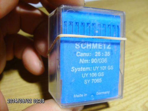 90 pc SCHMETZ sewing machine needles UY 101 GS UY 106 GS SY 7065 NM 90/036