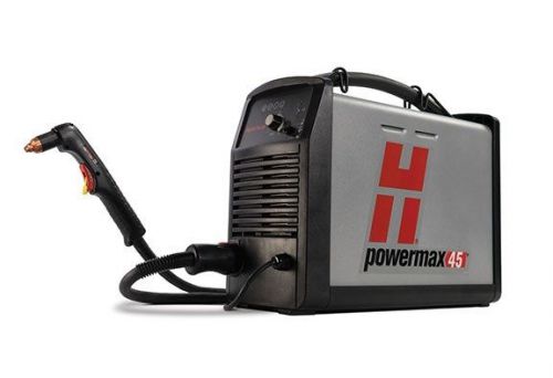 HYPERTHERM POWERMAX 45 PLASMA CUTTER  088016 with Cart  230v new  w/ hand torch