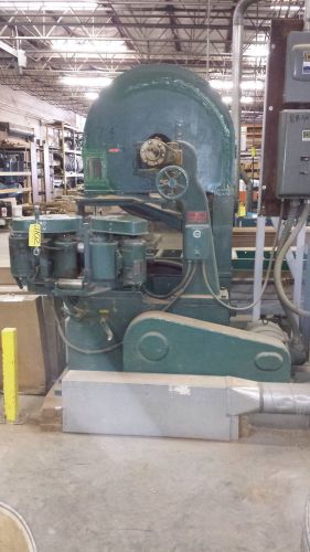 36&#034; tristate mdl#t-36-4 wood cutting vertical resaw band saw 20 hp 230/460v 3 ph for sale
