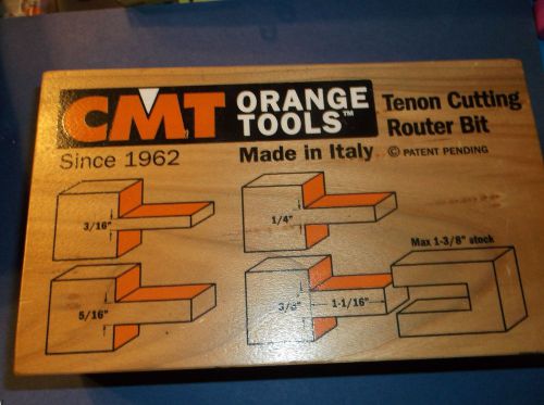 Cmt usa 800.627.11 tenon cutter router bit set (new) for sale