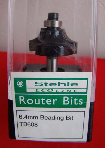 **new** stehle ecoline - router bit - 6.4mm beading bit **freepost** for sale