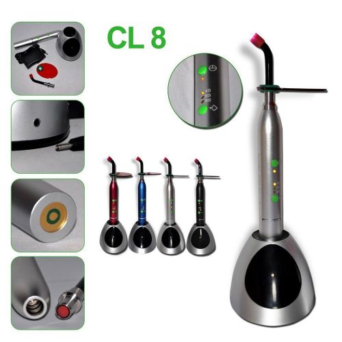 Dental 10w wireless cordless led curing light lamp 2000mw ce fda 4 colors new for sale