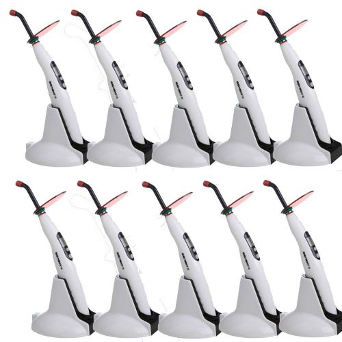 Big sale!10pc new dental wireless cordless led curing light lamp 1400mw led b for sale