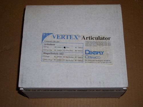 Dental Lab Vertex Articulating System Incomplete Box Of 100 Dentsply Ceramco