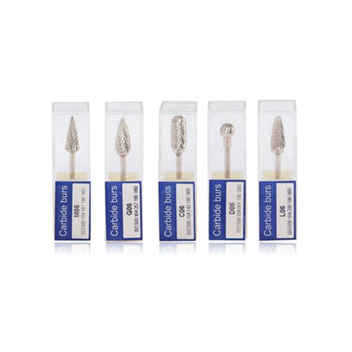 5*dental lab tungsten carbide steel burs cutters 2.35mm for marathon polish for sale