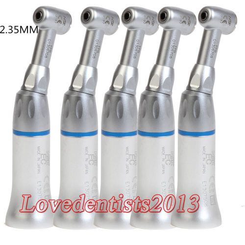 5 pcs NSK Dental Low Slow Speed Contra Angle Handpieces Push Button 2.35MM Burs