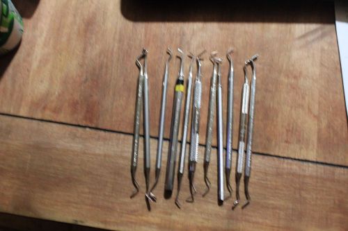 dental hand instruments amalgam/plastic condensers/ burnishers stainless