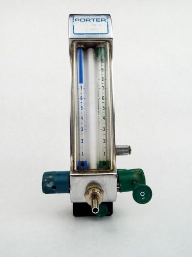 Porter Nitrous Oxide N2O Oxygen Sedation Inhalation Dental Flowmeter Monitor