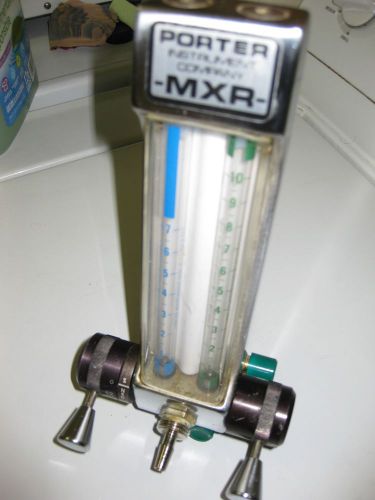 Porter MXR 2000 Dental Nitrous Oxide NO2 Flowmeter Monitoring System