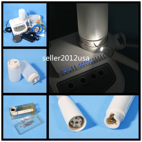 Dental Ultrasonic Piezo Scaler LED Fiber Optic Handpiece Water Bottle fit DTE