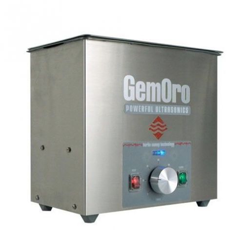 Demo GemOro 3 Qt Heated Ultrasonic Cleaning Jewelry Stainless FREE SHIP