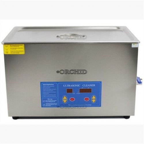Professional 20l liter digital ultrasonic cleaner timer&amp;heater w/cleaning basket for sale