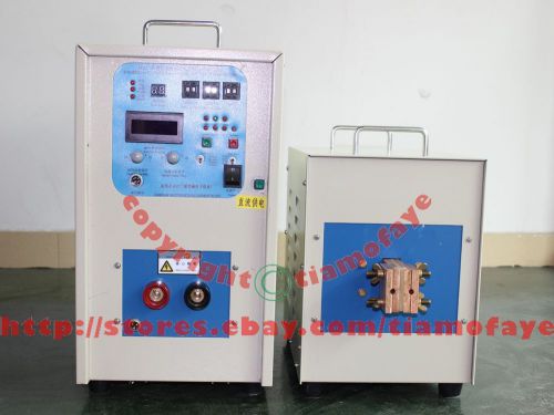 25kw 340-430v 20-50khz dualstation super audio frequency induction heater melter for sale